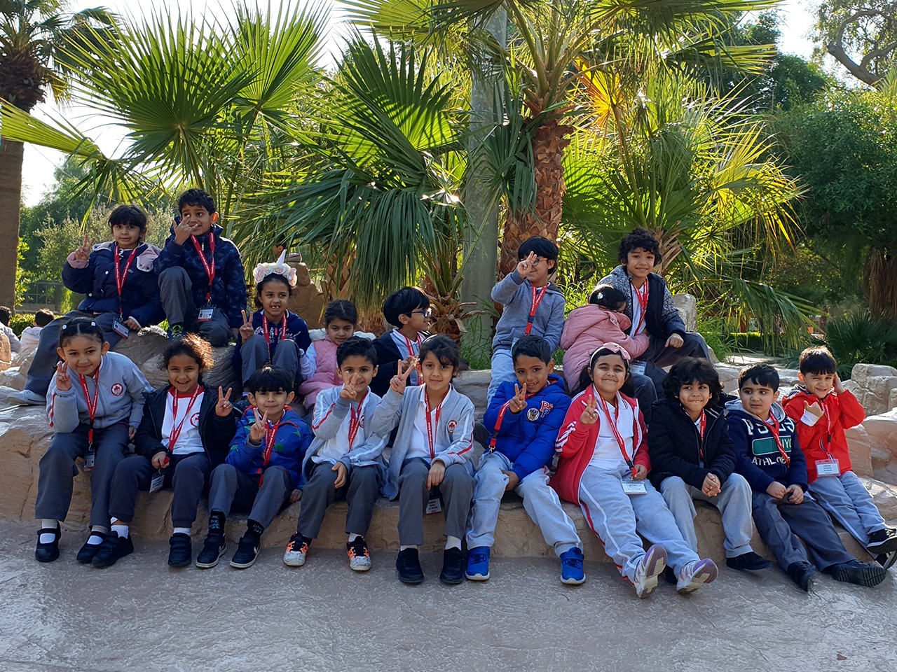 Grade 1 students explored wildlife and enjoyed the field trip to the Kuwait Zoo, December 2019
