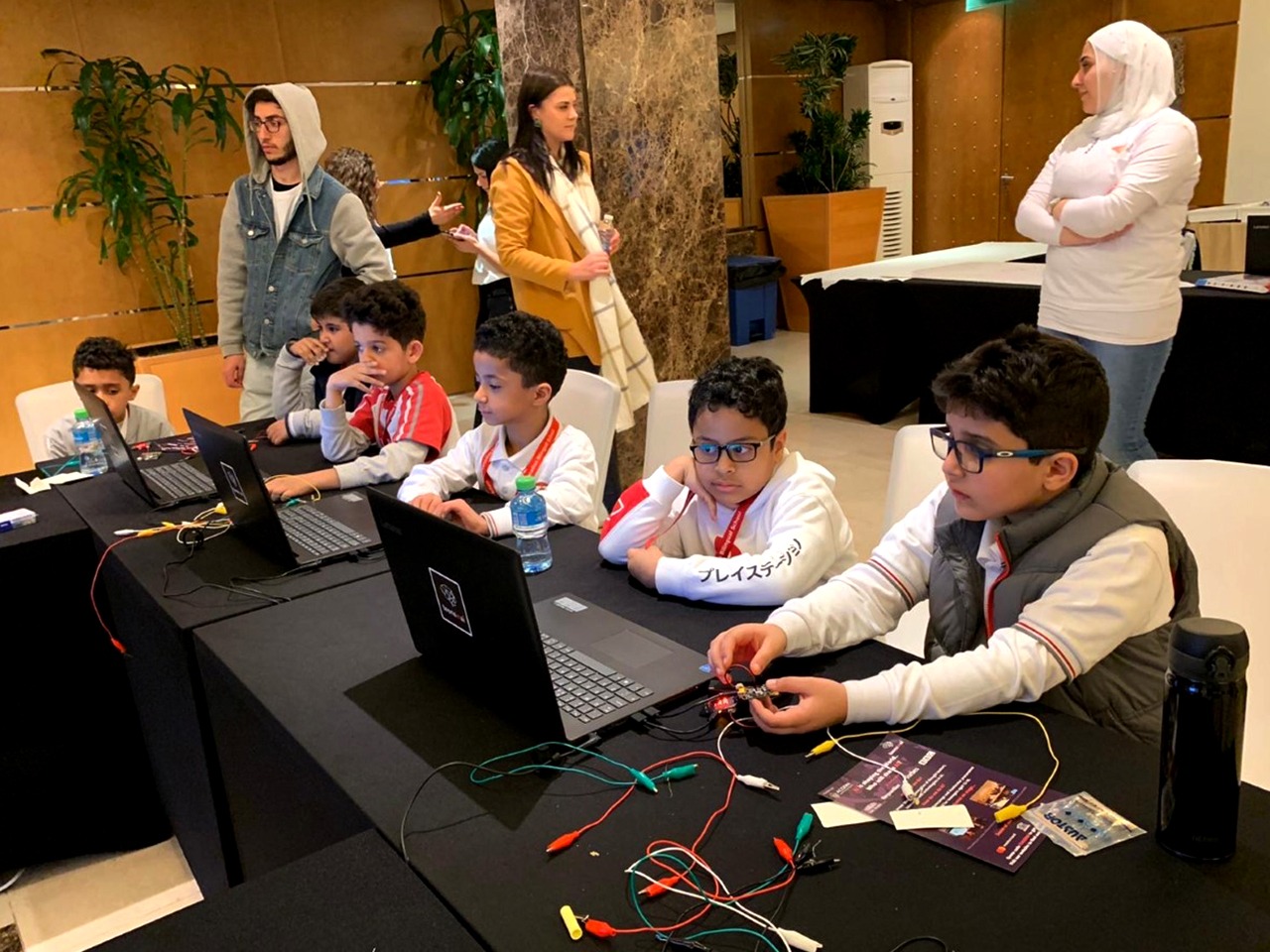 Grade 3 & 4 students explored technology from the field trip to KFAS, February 2020